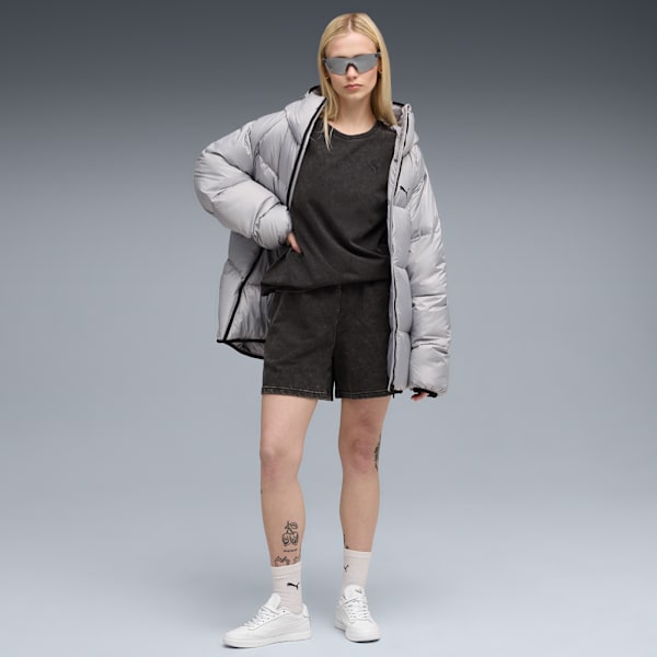 Essentials Wash High-Waist 5" Shorts Women, PUMA Black, large-ZAF