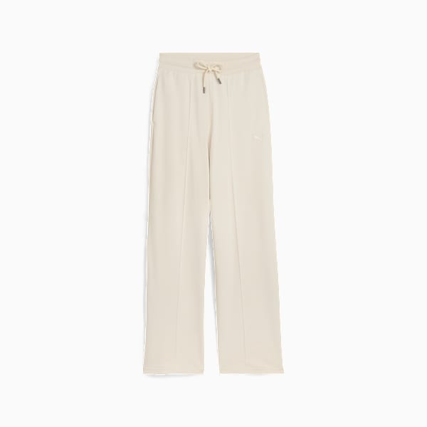 PUMA Class High-Waist Straight Pants Women, Alpine Snow, large-ZAF