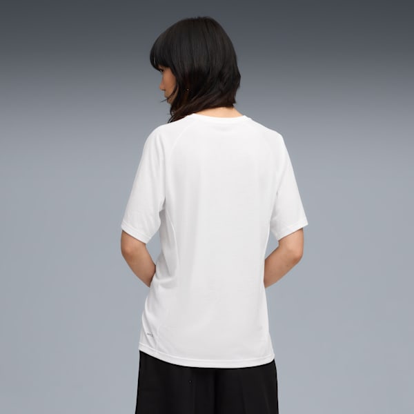 Evostripe Relaxed Graphic Tee Women, PUMA White, large-ZAF