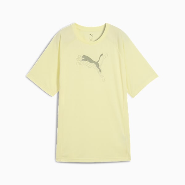 Evostripe Relaxed Graphic Tee Women, Gold Moon, large-ZAF