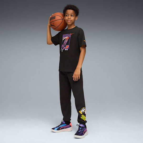 HooperHotline Fleece Sweatpants Youth, PUMA Black, large-ZAF