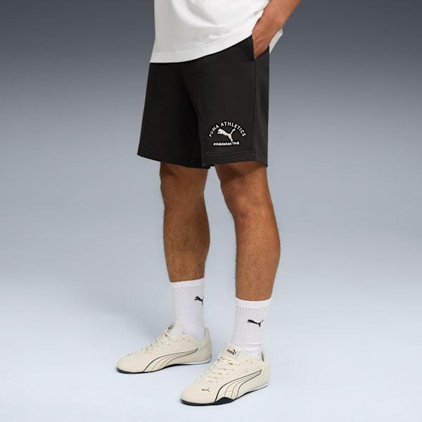 PUMA Class 8" Pintuck Shorts Men, PUMA Black, large-ZAF