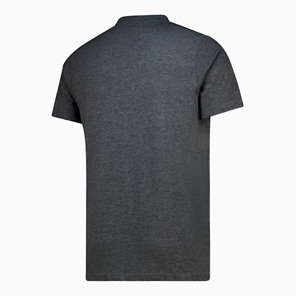 Essentials No. 1 Logo Heather Tee Men, PUMA Black, large-ZAF