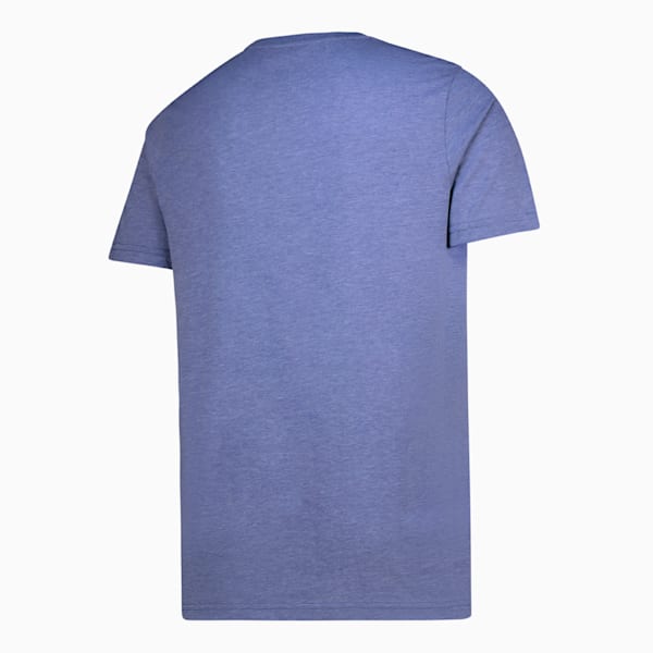 Essentials No. 1 Logo Heather Tee Men, Blue Crystal, large-ZAF