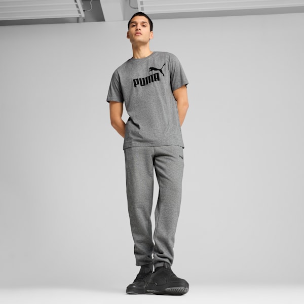 Essentials No. 1 Logo Tee Men, Medium Gray Heather, large-ZAF