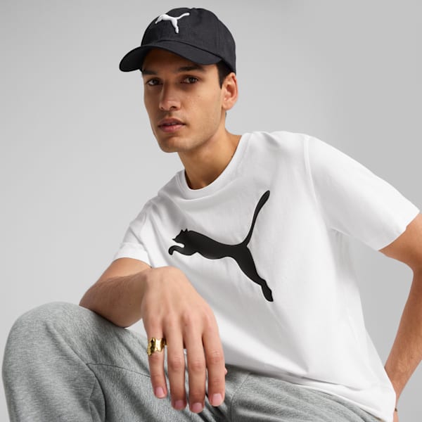 Essentials Tee Men, PUMA White, large-ZAF