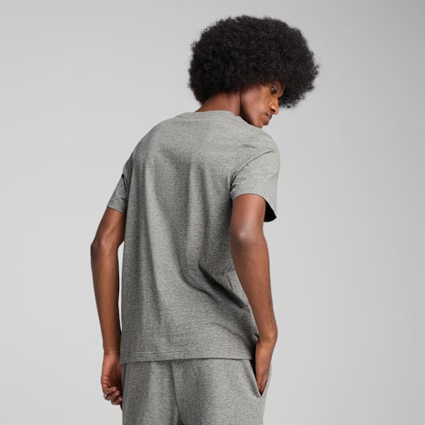 Essentials Small No. 1 Logo Tee Men, Medium Gray Heather, large-ZAF