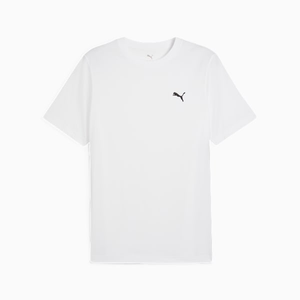 Essentials Small Logo Tee Men, PUMA White, large-ZAF