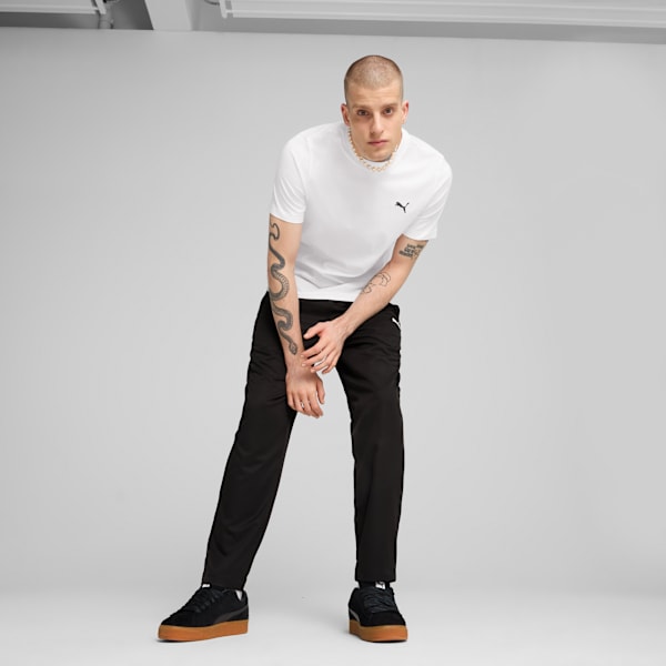 Essentials Small Logo Tee Men, PUMA White, large-ZAF