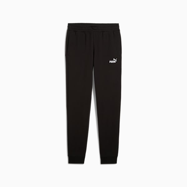 Essentials No. 1 Logo Slim Sweatpants Men, PUMA Black, large-ZAF