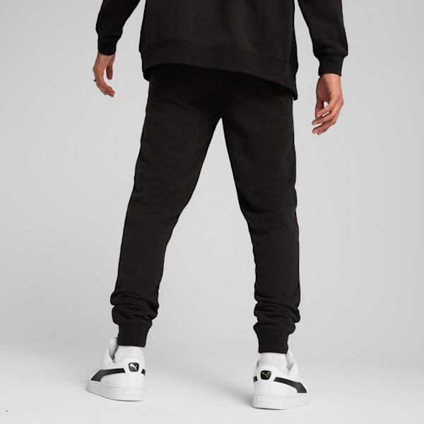 Essentials No. 1 Logo Slim Sweatpants Men, PUMA Black, large-ZAF