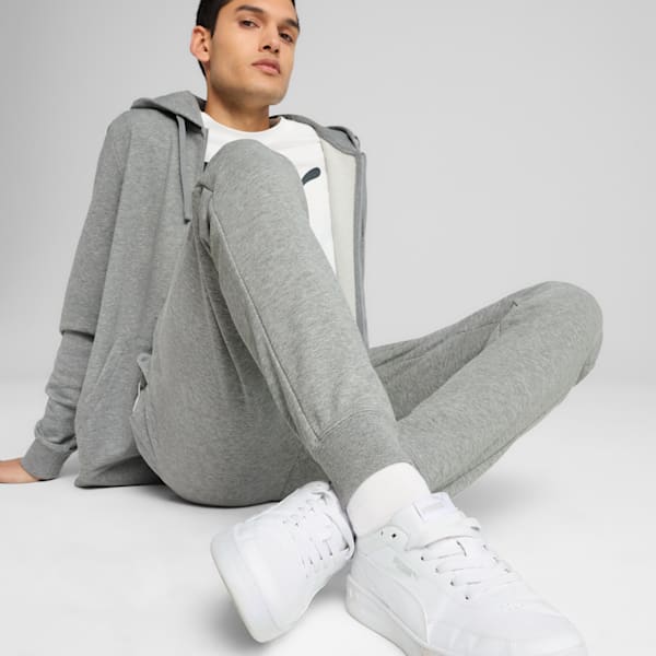 Essentials No. 1 Logo Slim Sweatpants Men, Medium Gray Heather, large-ZAF