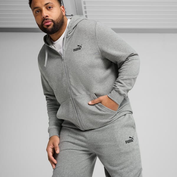 Essentials No. 1 Logo Slim Sweatpants Men, Medium Gray Heather, large-ZAF
