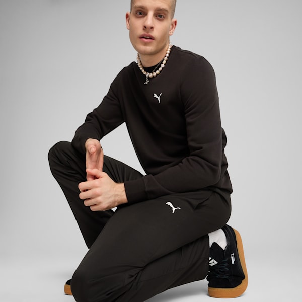 Essentials Woven Pants Men, PUMA Black, large-ZAF