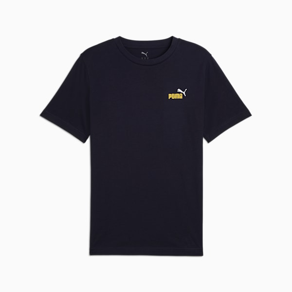 Essentials 2 Colour Small No. 1 Logo Tee Men, New Navy, large-ZAF