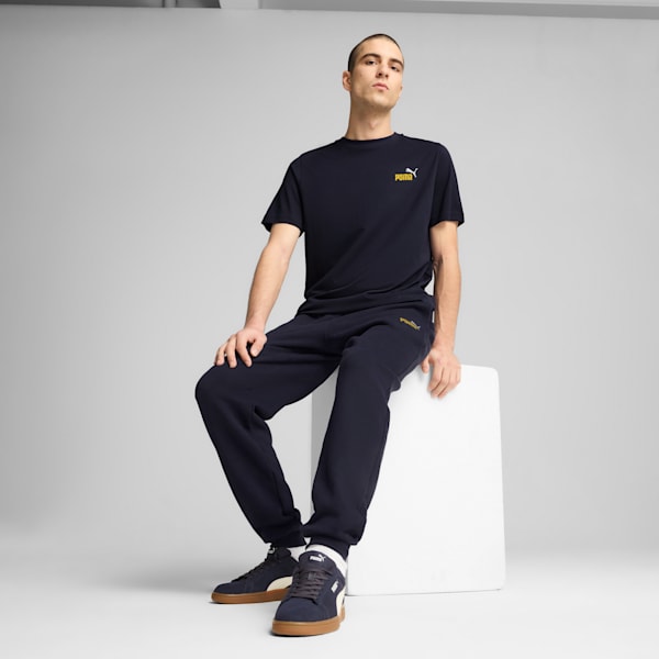 Essentials 2 Colour Small No. 1 Logo Tee Men, New Navy, large-ZAF