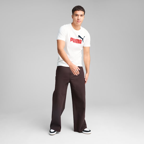 Essentials 2 Colour No. 1 Logo Tee Men, PUMA White, large-ZAF
