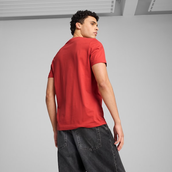 Essentials 2 Colour No. 1 Logo Tee Men, Red Fire, large-ZAF