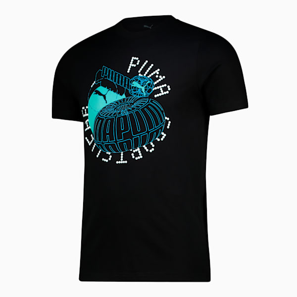 Graphics Execution Tee M Men, PUMA Black, large-ZAF