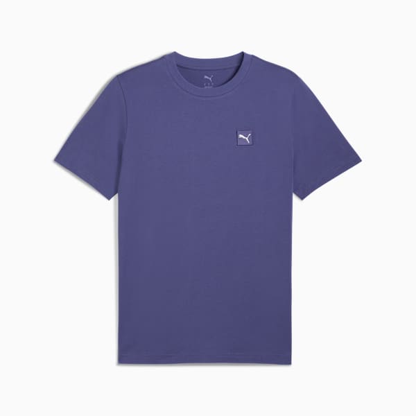 Essentials Elevated Tee Men, Blue Crystal, large-ZAF