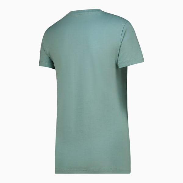 Essentials No. 1 Logo Tee Women, Green Moon-s, large-ZAF
