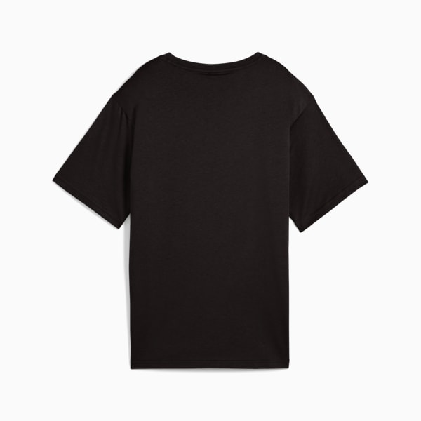 Essentials No. 1 Logo Relaxed Tee Women, PUMA Black, large-ZAF