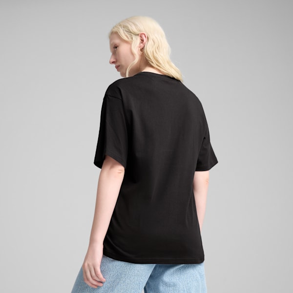 Essentials No. 1 Logo Relaxed Tee Women, PUMA Black, large-ZAF