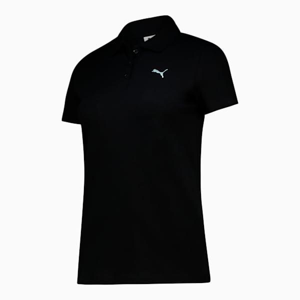 Essentials Polo Women, PUMA Black, large-ZAF