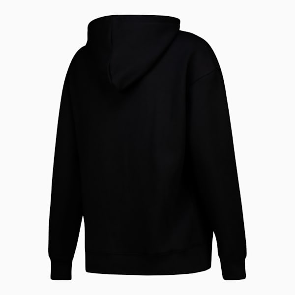 Essentials No. 1 Logo Comfort Hoodie Women, PUMA Black, large-ZAF