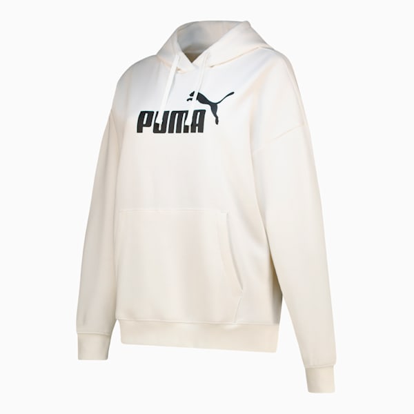Essentials No. 1 Logo Comfort Hoodie Women, PUMA White, large-ZAF
