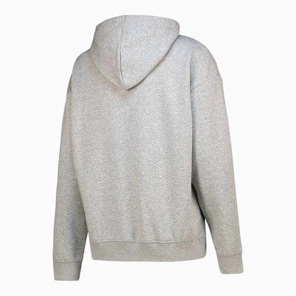 Essentials No. 1 Logo Comfort Hoodie Women, Light Gray Heather, large-ZAF
