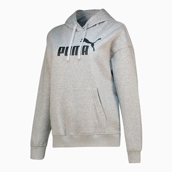 Essentials No. 1 Logo Comfort Hoodie Women, Light Gray Heather, large-ZAF