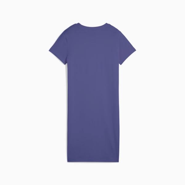 Essentials Small No. 1 Logo Slim Dress Women, Blue Crystal, large-ZAF