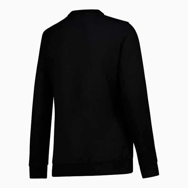 Essentials No. 1 Logo Crew Women, PUMA Black, large-ZAF