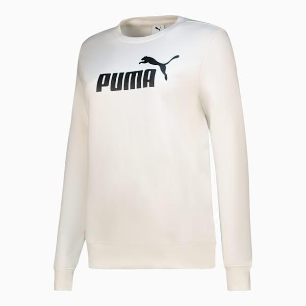 Essentials No. 1 Logo Crew Women, PUMA White, large-ZAF