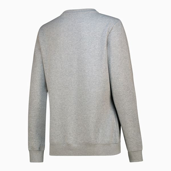 Essentials No. 1 Logo Crew Women, Light Gray Heather, large-ZAF