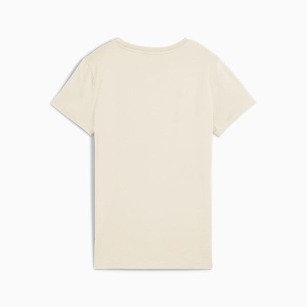 Essentials Metallic Tee Women, Alpine Snow-Metallic Gold, large-ZAF