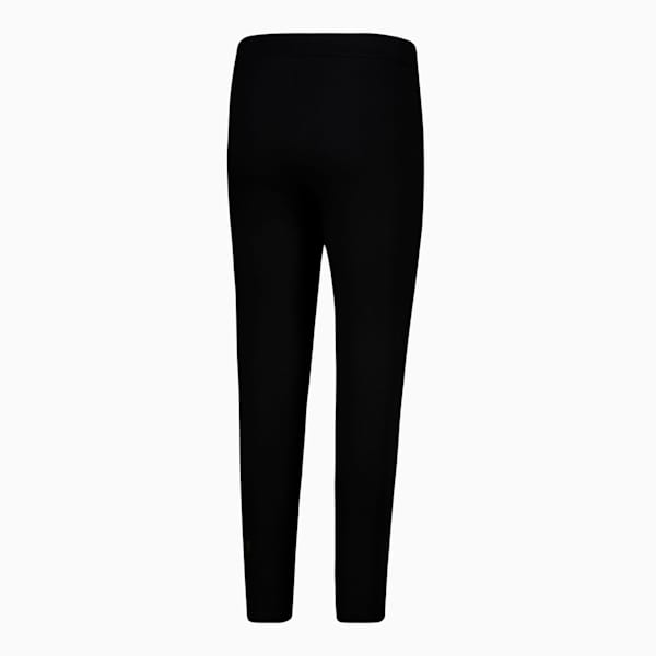 Essentials Metallic Leggings Women, PUMA Black-Metallic Gold, large-ZAF