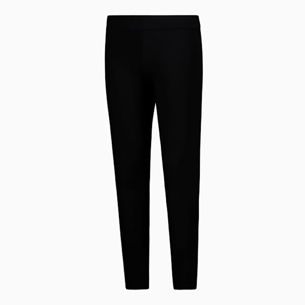 Essentials Metallic Leggings Women, PUMA Black-Metallic Gold, large-ZAF