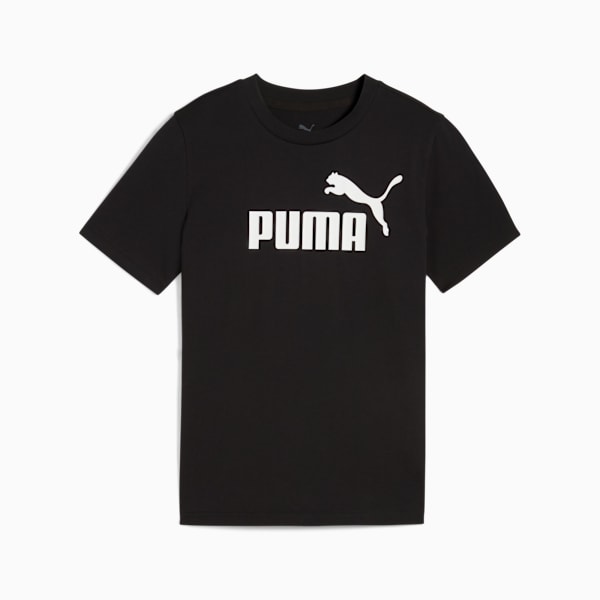 Essentials No. 1 Logo Tee Youth, PUMA Black, large-ZAF