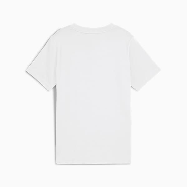 Essentials 2 Colour No.1 Logo Tee Youth, PUMA White, large-ZAF