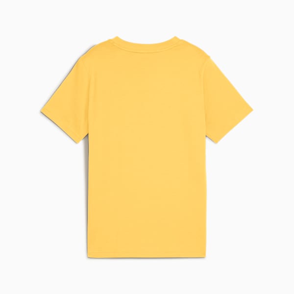 Essentials 2 Colour No.1 Logo Tee Youth, Sunny Yellow, large-ZAF