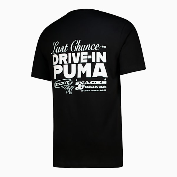 GRAPHICS PUMA Drive-In Relaxed Tee Men, PUMA Black, large-ZAF