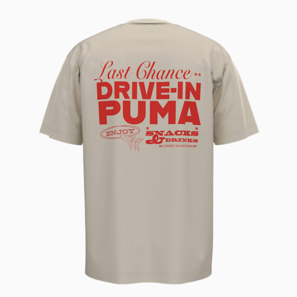 GRAPHICS PUMA Drive-In Relaxed Tee Men, Alpine Snow, large-ZAF