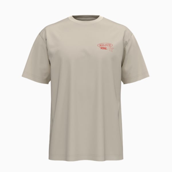 GRAPHICS PUMA Drive-In Relaxed Tee Men, Alpine Snow, large-ZAF