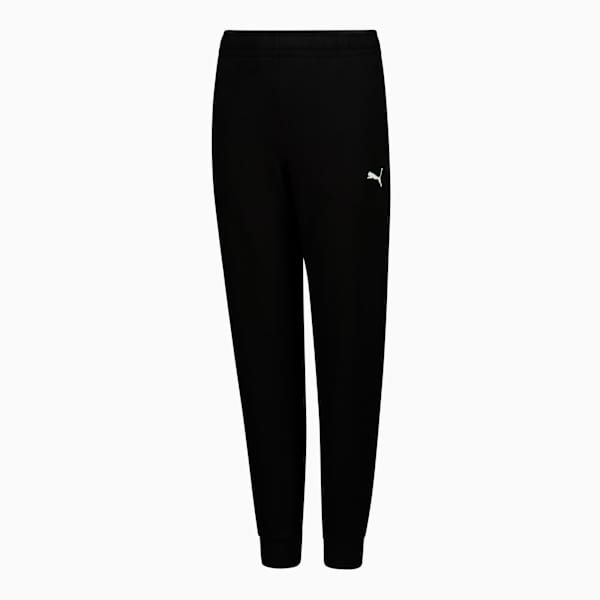 Essentials PUMA Logo Sweatpants Youth, PUMA Black, large-ZAF