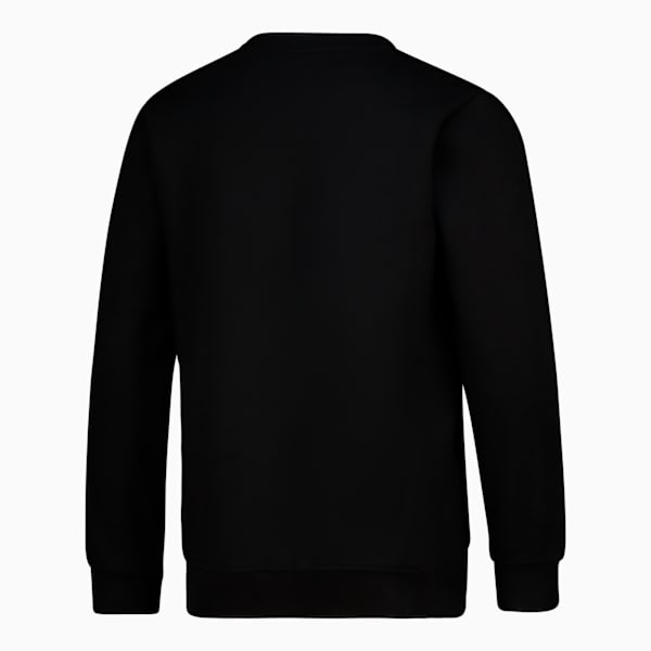 Essentials No. 1 Logo Crew Youth, PUMA Black, large-ZAF