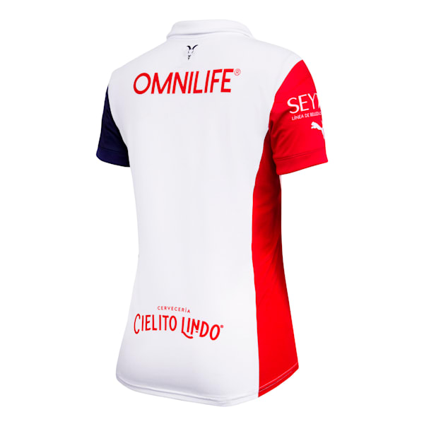 Chivas Women's Jersey Away Promo 24-25, PUMA White, large-MEX