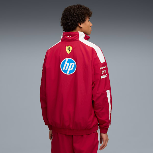 Chamarra oversized Scuderia Ferrari 2025 Drivers T7 Hombre, Dark Cherry, large-MEX