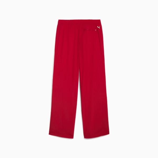 Scuderia Ferrari 2025 Drivers T7 Oversized Pants Men, Dark Cherry, large-ZAF